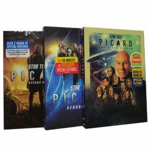 Star Trek Picard Seasons 1-3 Complete Series region 1 Sealed New